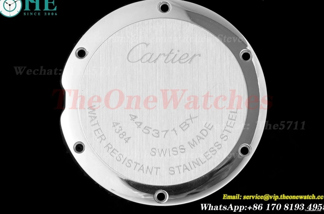 Cartier 30mm AF Dial Ladies Quartz De RG LE White Black Pasha 0303